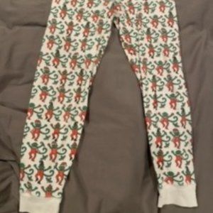 Roller Rabbit Girls Pajama Bottoms Red and Green Monkey s